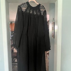 Black Knee Length Dress